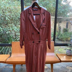 Zara Geometirc PJ Suiting Jumpsuit